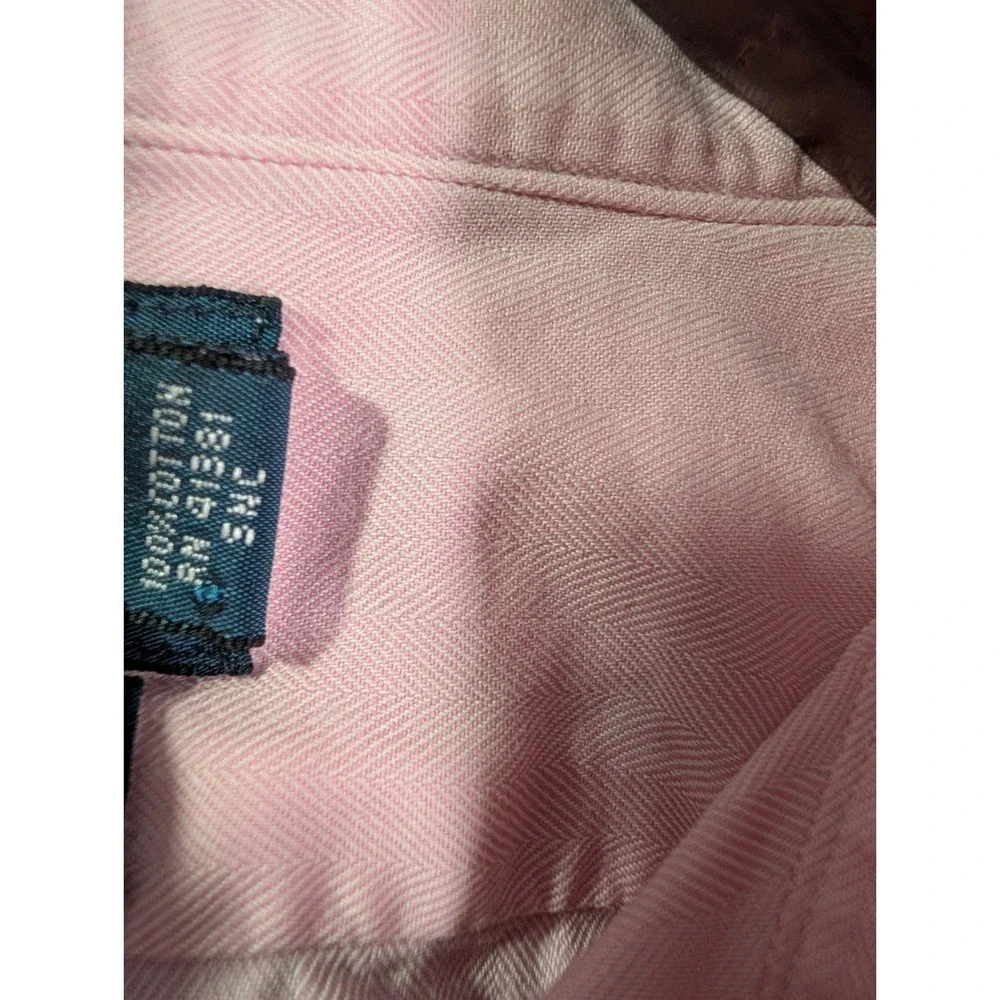Polo Ralph Lauren Mens Long Sleeve Button Dress Shirt 18 37/38 Pink